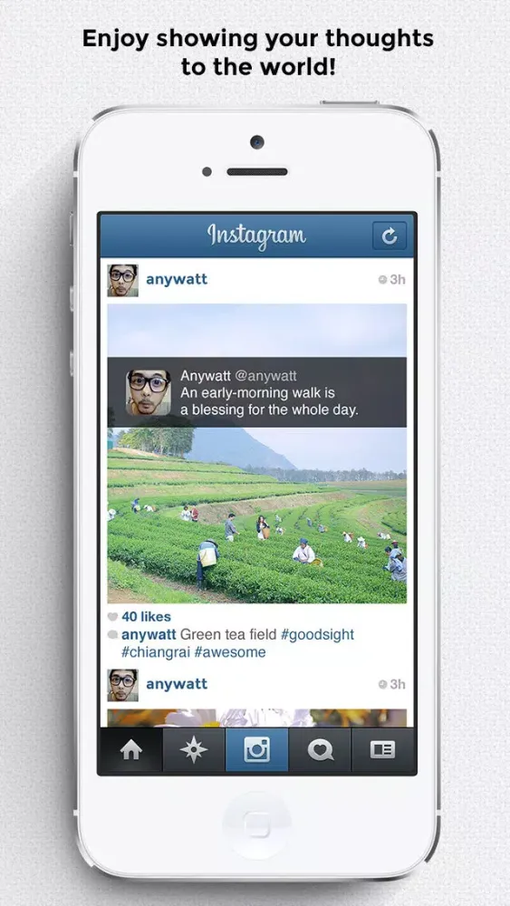 Twitterize Lite : Put words on pictures for Instagram, Twitter, and Facebook স্ক্রিনশট
