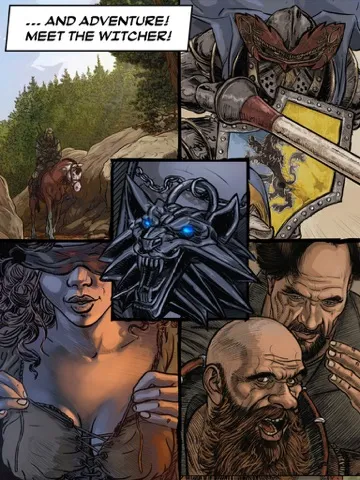 The Witcher 2 Interactive Comic Book iPad  سکرین شاٹس