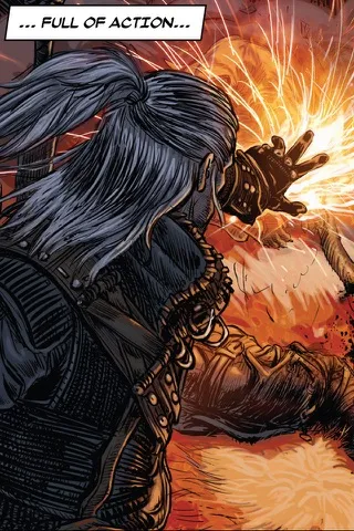 The Witcher 2 Interactive Comic Book سکرین شاٹس