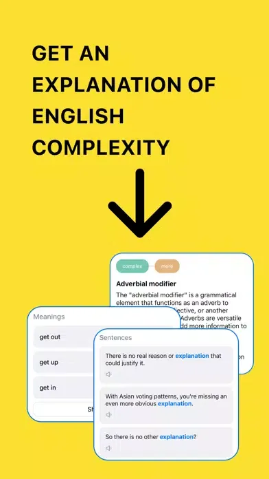 Zrzuty ekranu Wordtool: words in a context