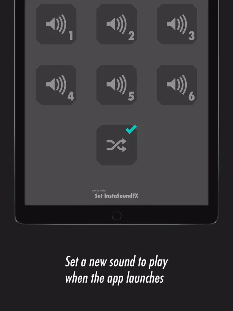 Tangkapan layar Insta Semi Auto iPad 