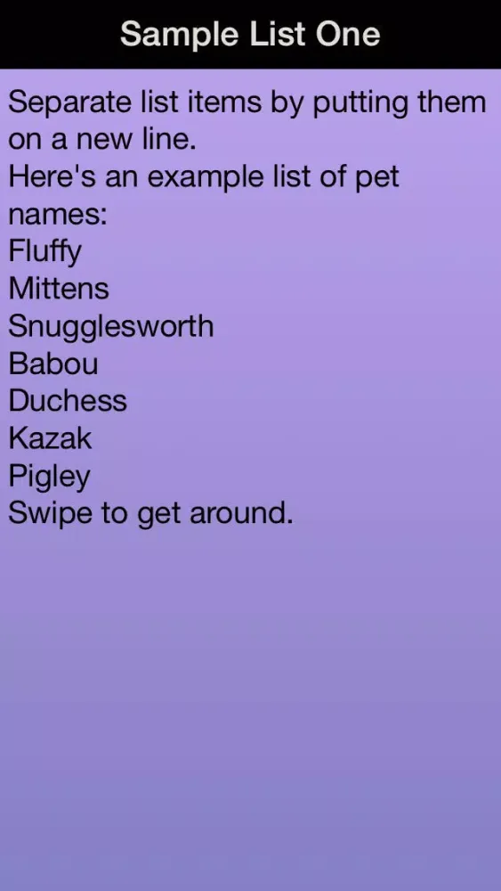 List Comparinator Ekran Görüntüleri