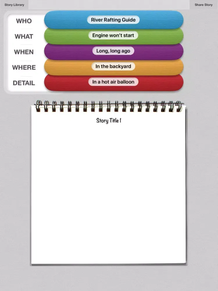 Zrzuty ekranu Stories On Stix iPad 