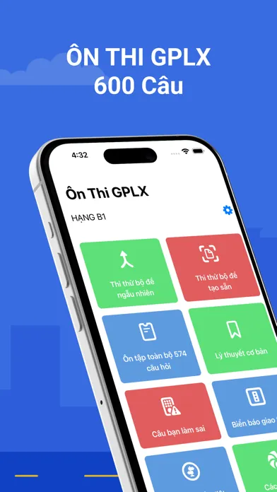 Tangkapan layar Ôn Thi GPLX năm 2024