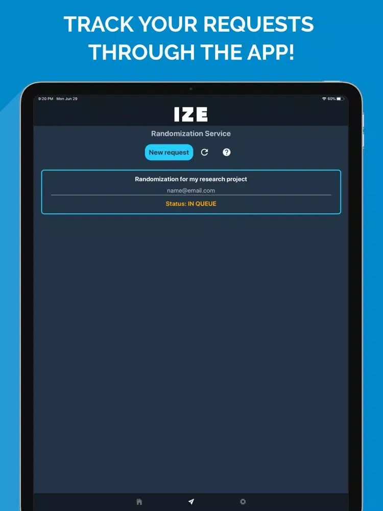 ภาพหน้าจอของ RandomIZE: Randomization Tool iPad 