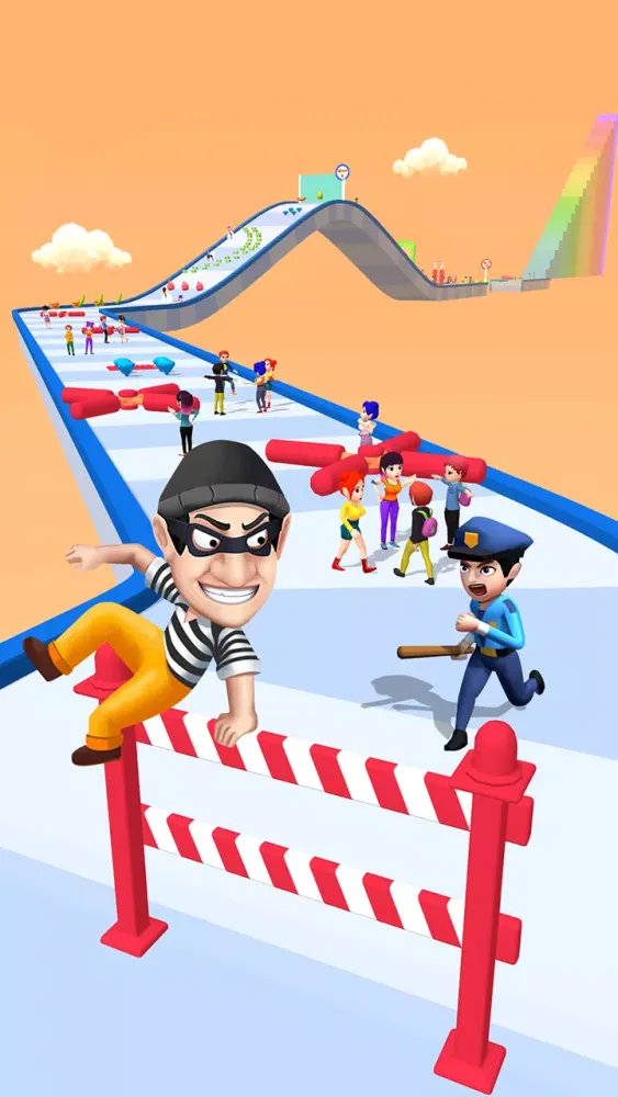 Thief and Run 3D Screenshots