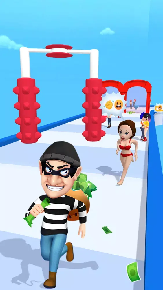 Thief and Run 3D Screenshots