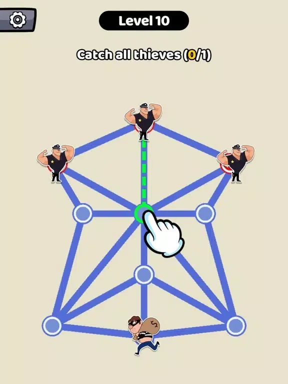 Catch The Thief: Tricky Puzzle iPad  স্ক্রিনশট