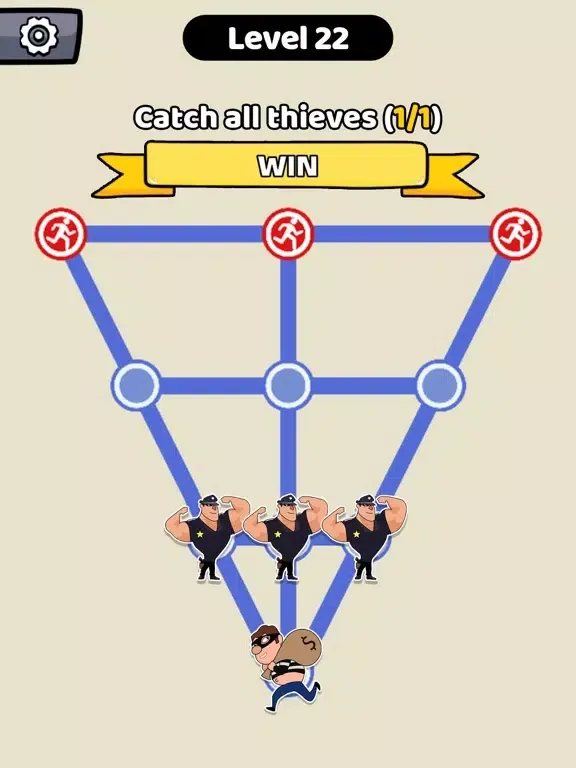 Catch The Thief: Tricky Puzzle iPad  স্ক্রিনশট