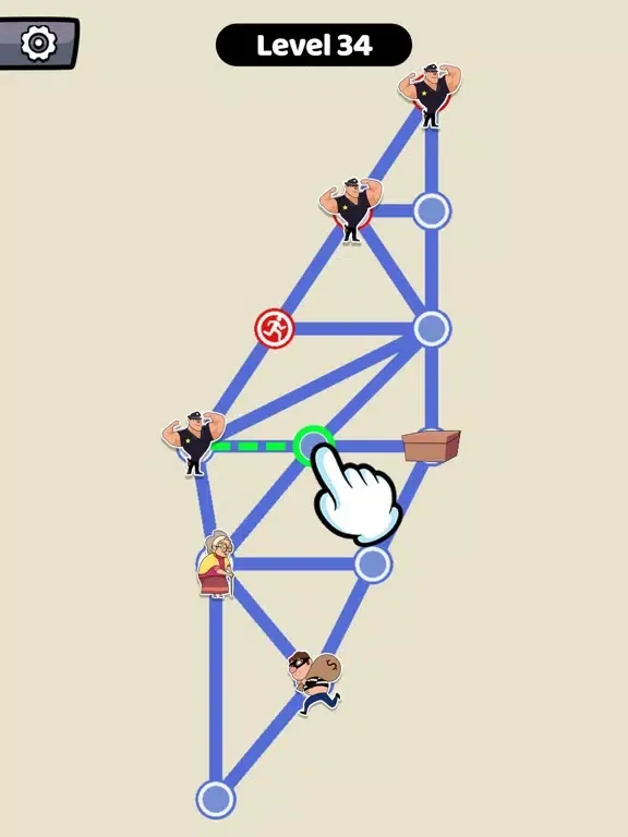 Catch The Thief: Tricky Puzzle iPad  স্ক্রিনশট