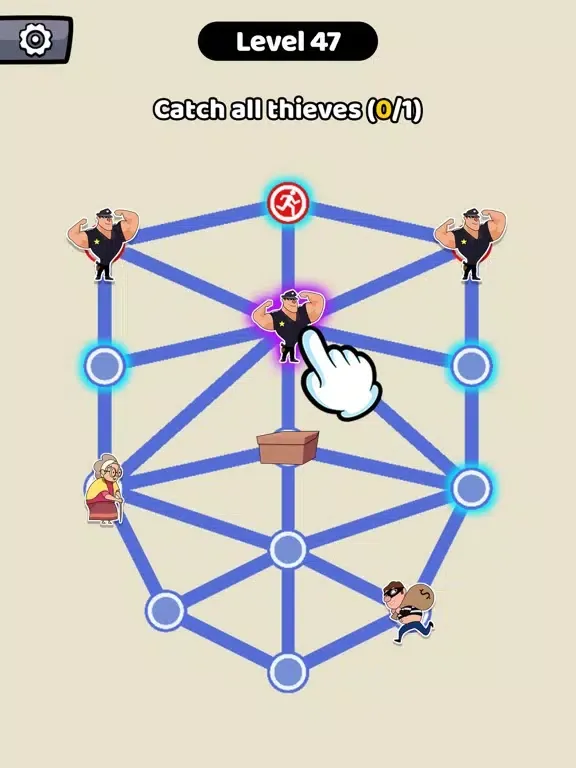 Catch The Thief: Tricky Puzzle iPad  স্ক্রিনশট