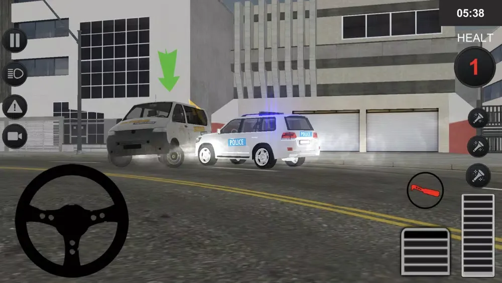 Captures d'écran de Chase Thief with Police Car