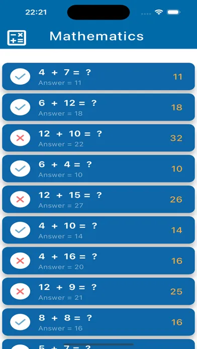 Zrzuty ekranu Math Master: Quiz & PDF