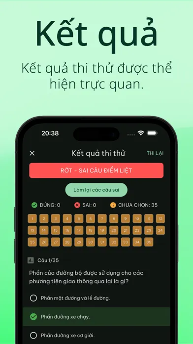 ภาพหน้าจอของ Ôn Thi Lái Xe - Ô Tô, Xe Máy