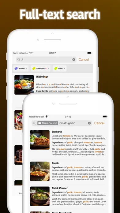 Tangkapan layar Recipe Keeper - Taste