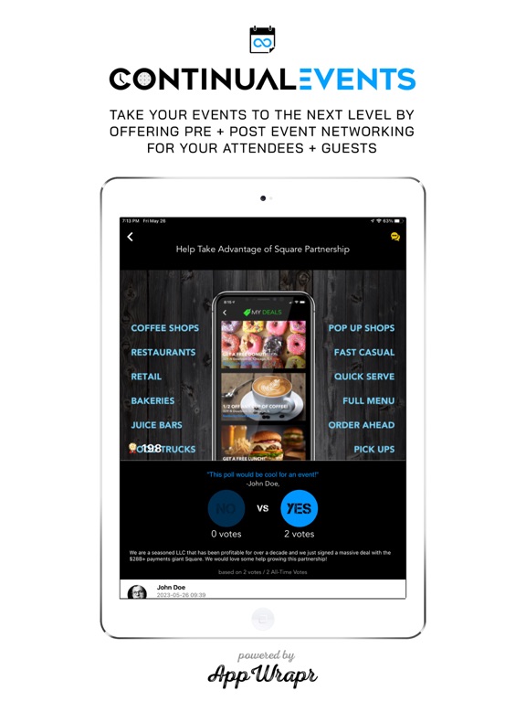 Continual iPad  سکرین شاٹس