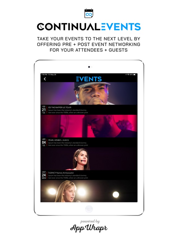 Continual iPad  سکرین شاٹس