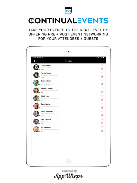 Continual iPad  سکرین شاٹس