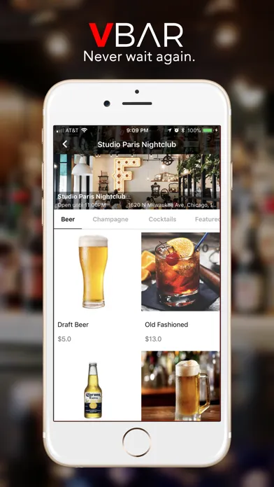 V-Bar - Order Bar Drinks Fast Screenshots