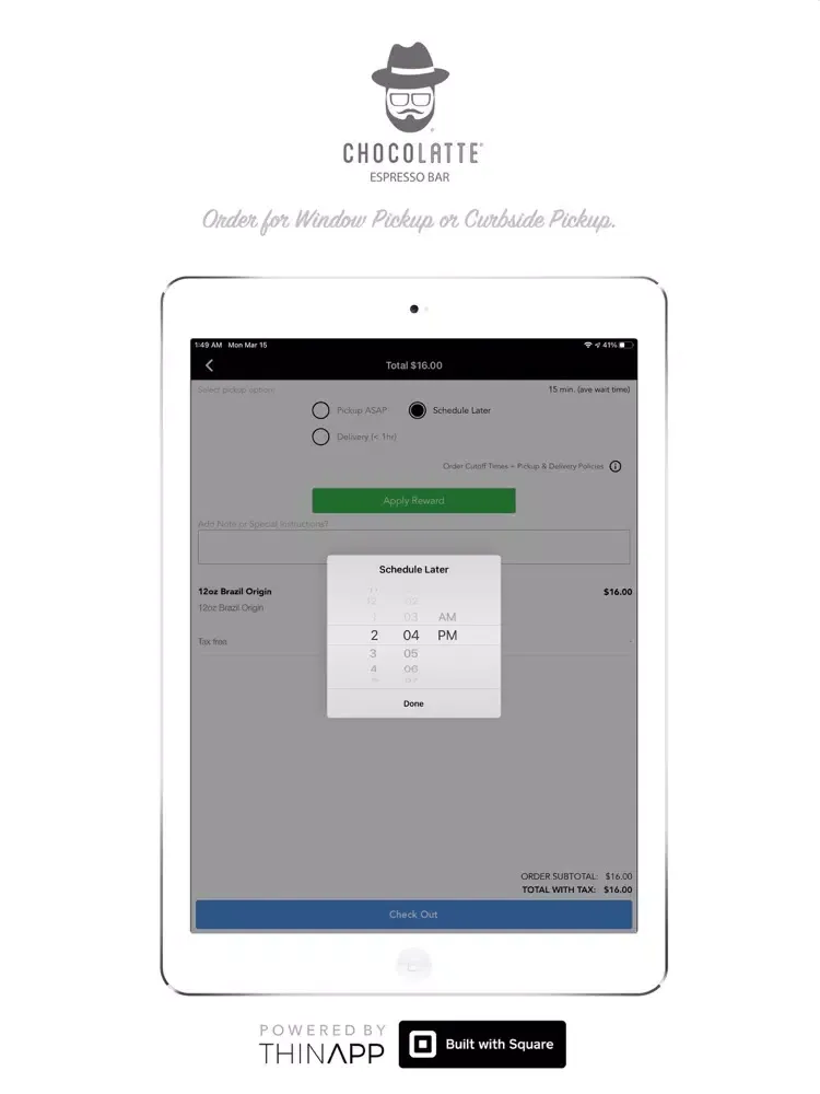 Chocolatte iPad  Screenshots