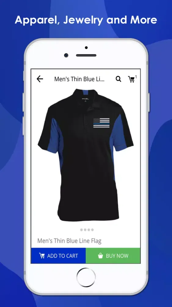 Tangkapan layar Thin Blue Line Shop