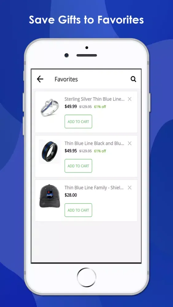 Tangkapan layar Thin Blue Line Shop