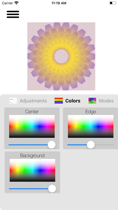 Tangkapan layar Flower Mandala Generator