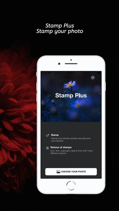 Capturas de tela do Stamp Plus