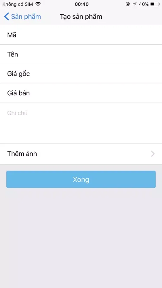 Screenshot di Linh CRM