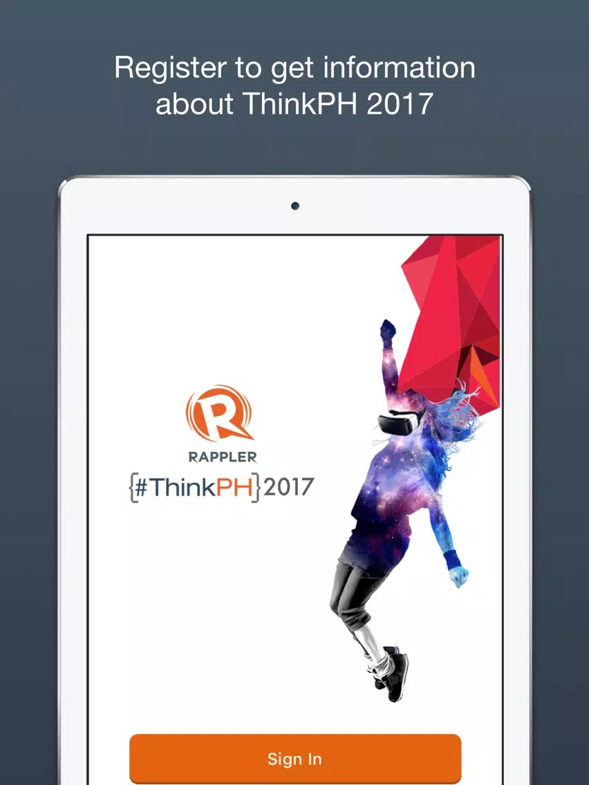 Zrzuty ekranu Rappler ThinkPH 2017 iPad 