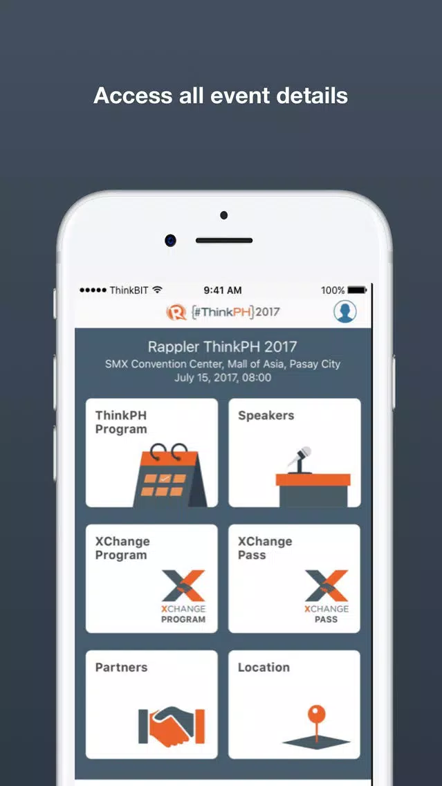 Zrzuty ekranu Rappler ThinkPH 2017