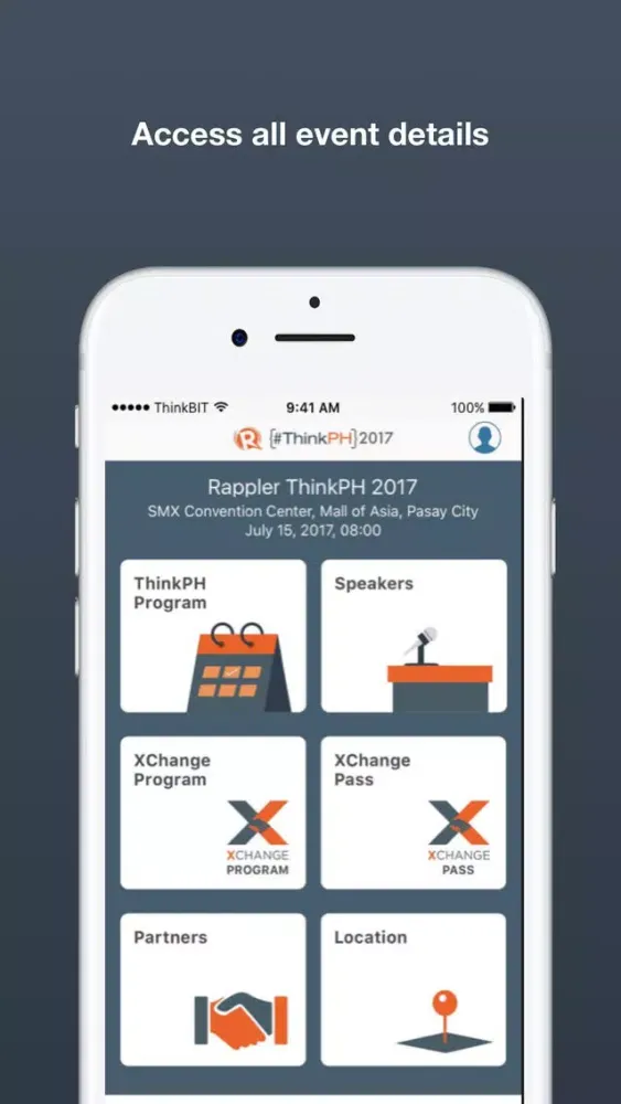 Ảnh chụp màn hình của Rappler ThinkPH 2017