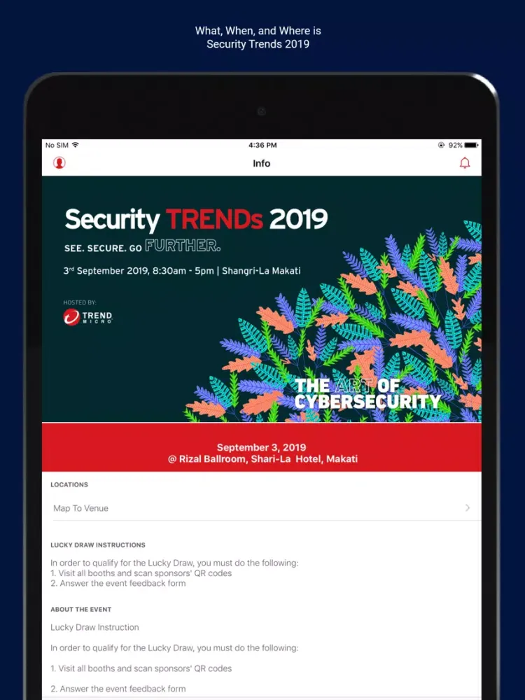 Security Trends 2019 iPad  سکرین شاٹس