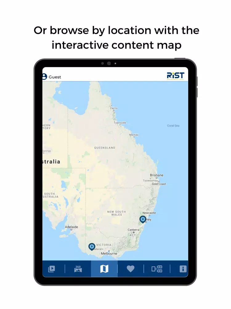 RISTVR iPad 应用截图