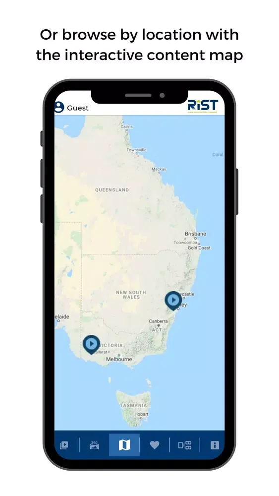 Screenshot di RISTVR