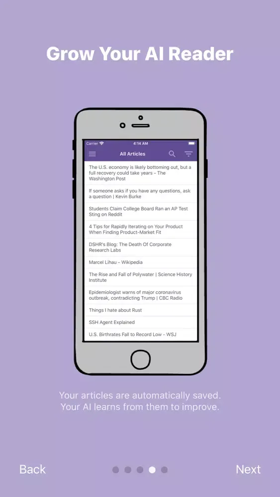 Thinker App Screenshots