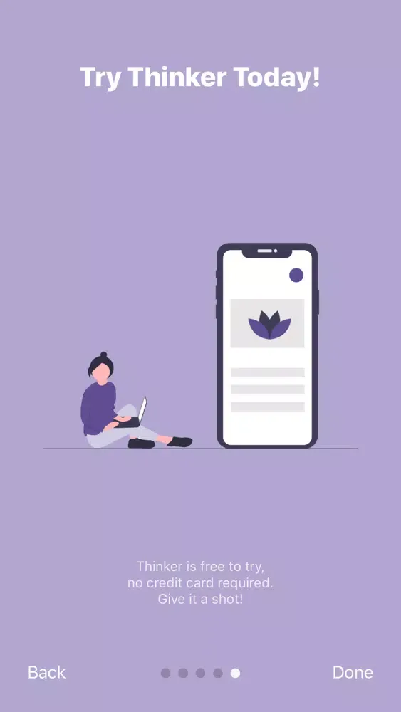 Thinker App Screenshots