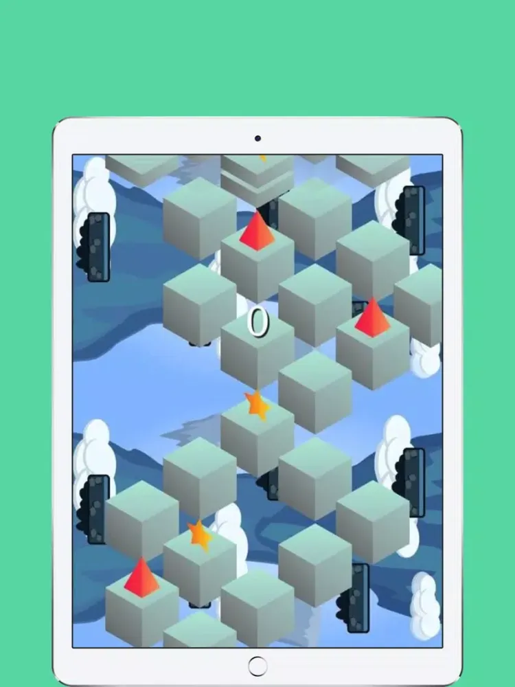 Roll Block Bounce Fly to Sky Don’t Fall iPad  Screenshots