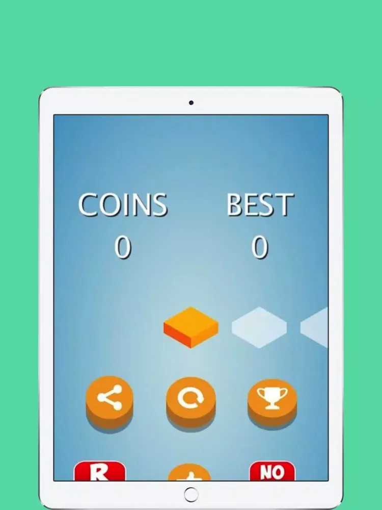 Roll Block Bounce Fly to Sky Don’t Fall iPad  Screenshots