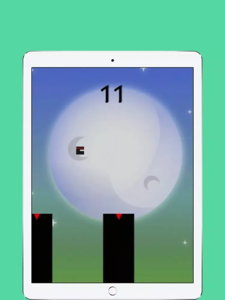 Retro Ninja Jump and Bounce iPad 應用截圖
