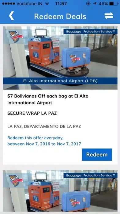 Capturas de tela do Global Shopper