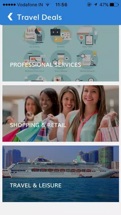Capturas de tela do Global Shopper
