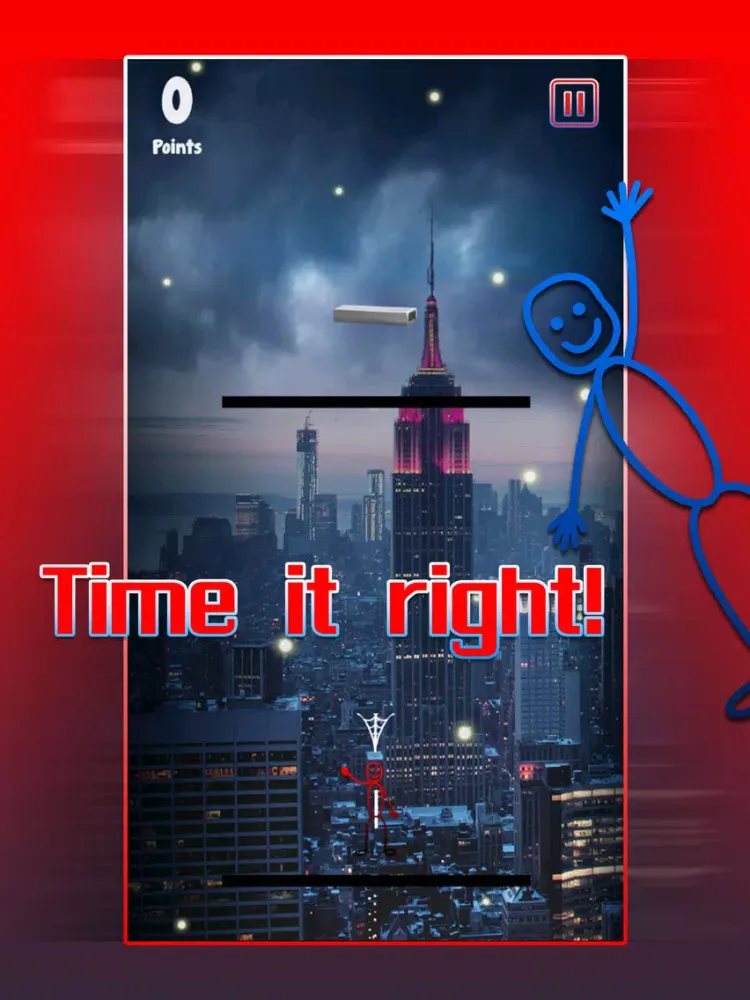 Ảnh chụp màn hình của Inchy - The Stickman iPad 