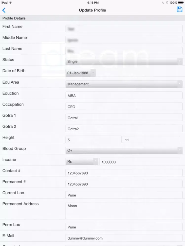 Anubandh Events iPad  Ekran Görüntüleri