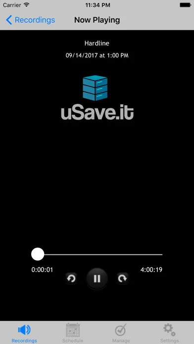 ภาพหน้าจอของ uSave.it