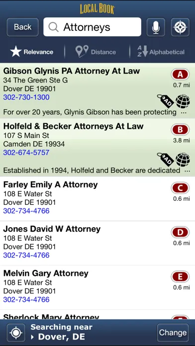 تصاویر LocalBook Yellow Pages