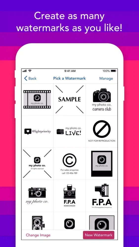 Watermarker Pro 스크린샷
