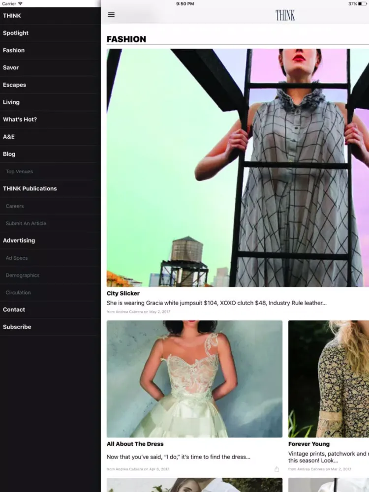 THINK Magazines iPad  سکرین شاٹس
