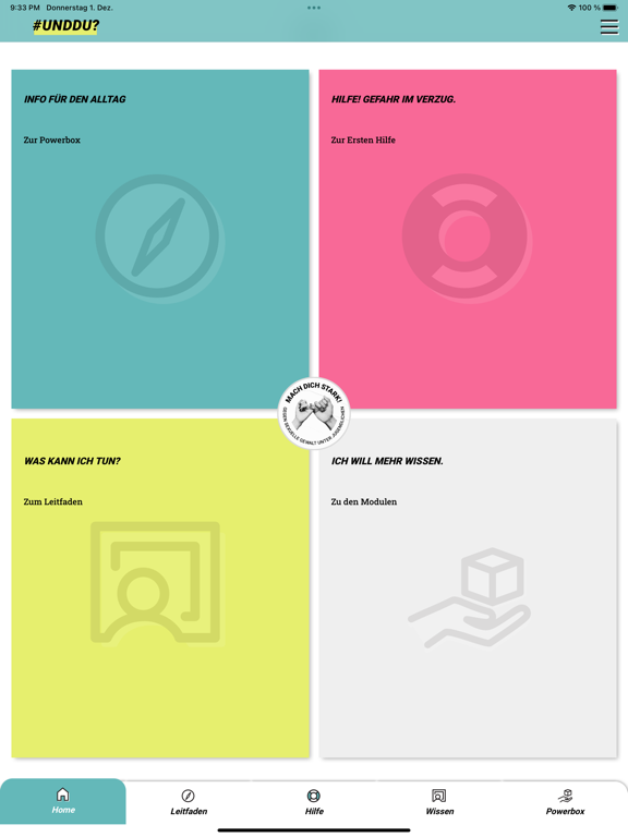 Screenshot di #UNDDU? Fachkräfte iPad 