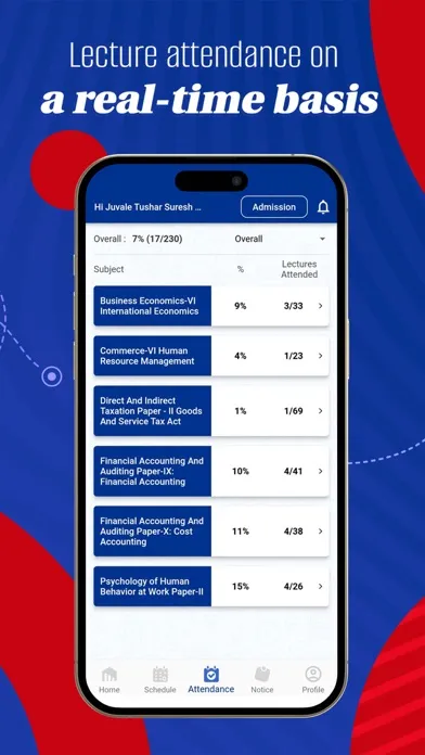 Teach Us App: Student & Parent Screenshots
